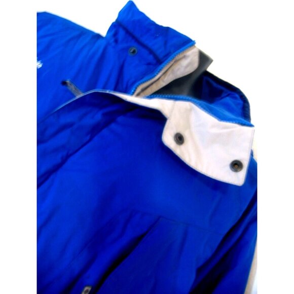 Columbia Jacket Men's 4XL Blue Black Gray Winter Coat Hooded. - Picture 1 of 10